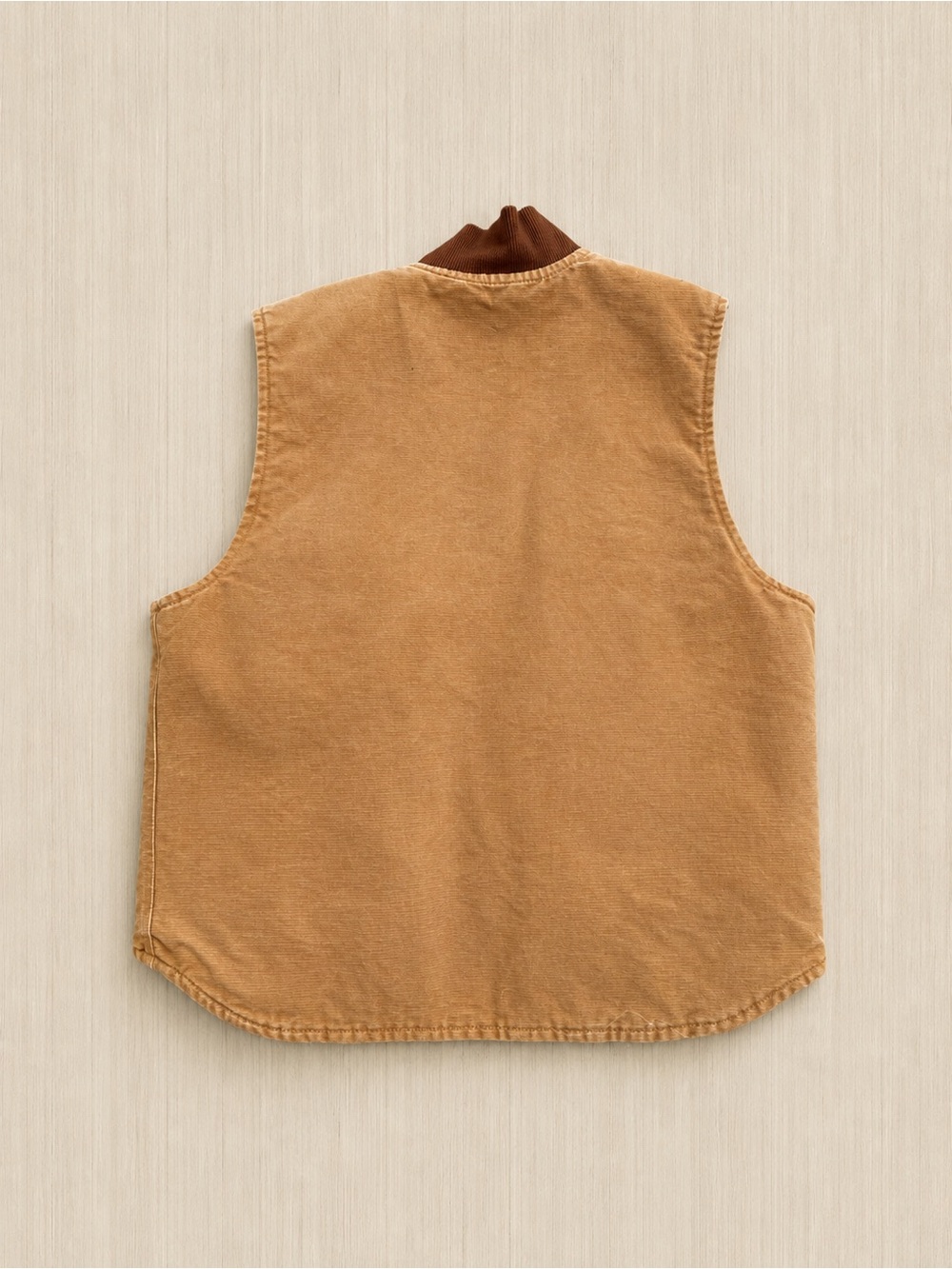 Carhartt Men's Tan Duck Insulated Work Vest size large - Picture 2 of 4